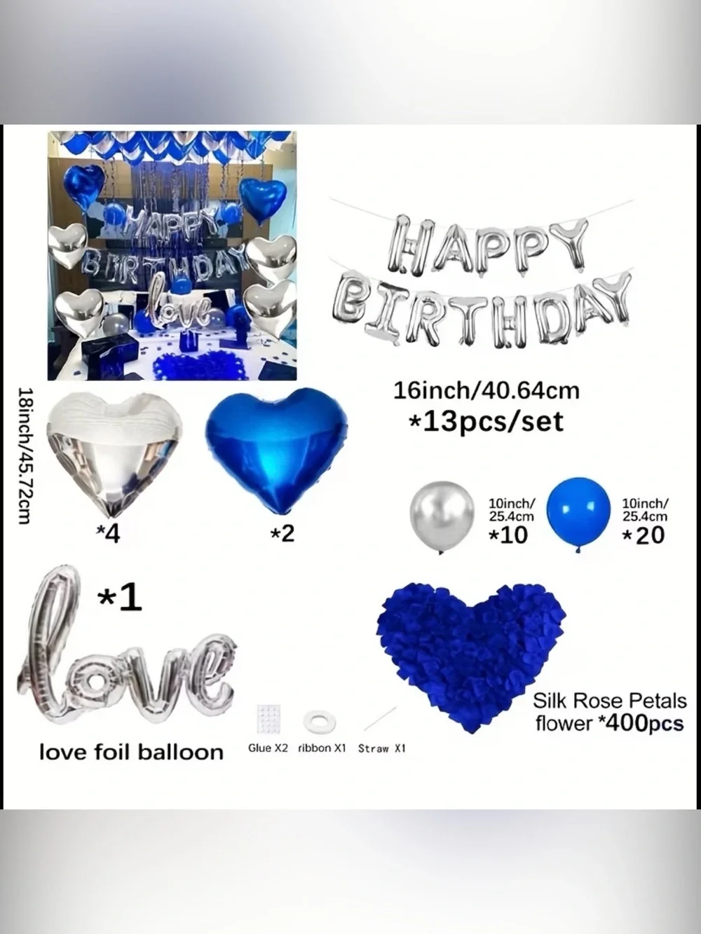 Blue & Silver 